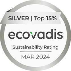 Ecovadis sustainability Silver rating 2024