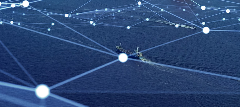 ship navigating the sea