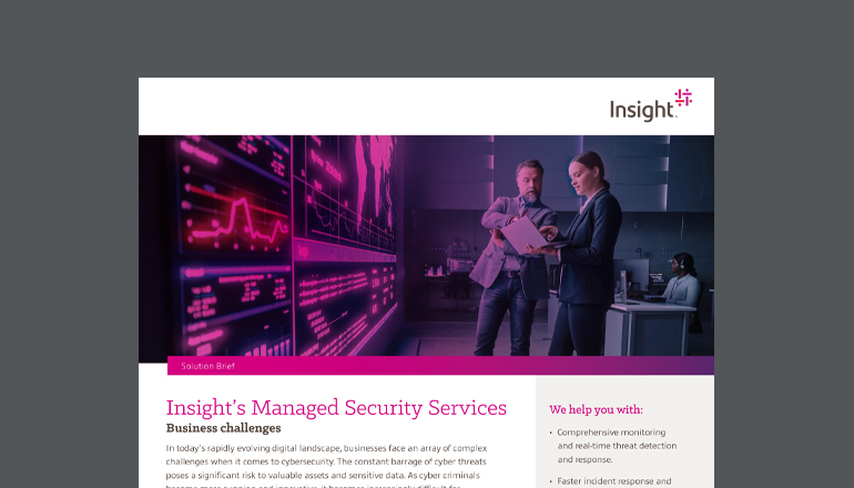 Insight's Managed Security Services Guide