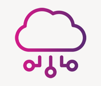 Cloud barriere icon
