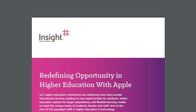 Article Redefining Opportunity in Higher Education With Apple  Image