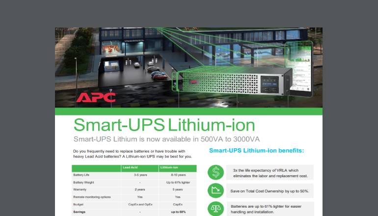 Article Smart-UPS Lithium Ion Image
