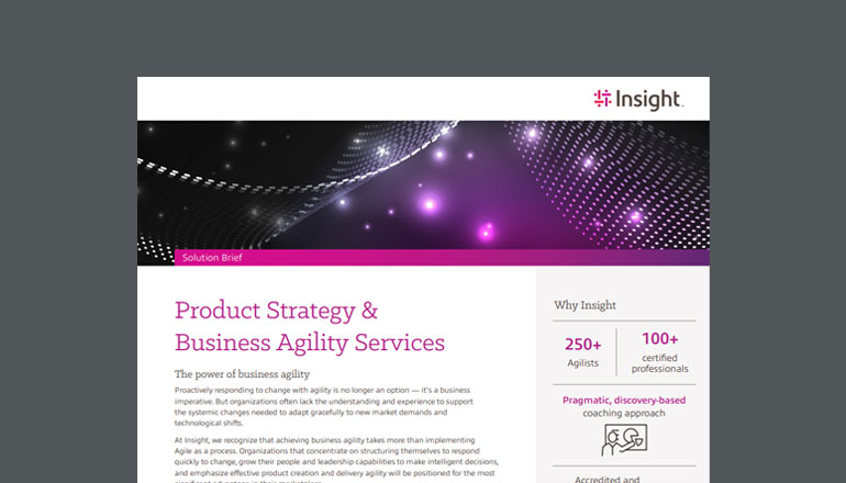 Article Product Strategy and Business Agility Services Image