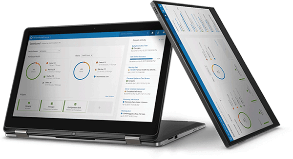Dell 2-in-1 laptop en een tablet