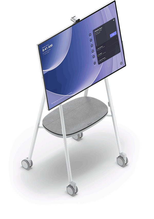 Surface Hub 3 met mobiele stand
