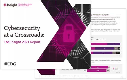 omslag van het Insight Cybersecurity 2021 rapport