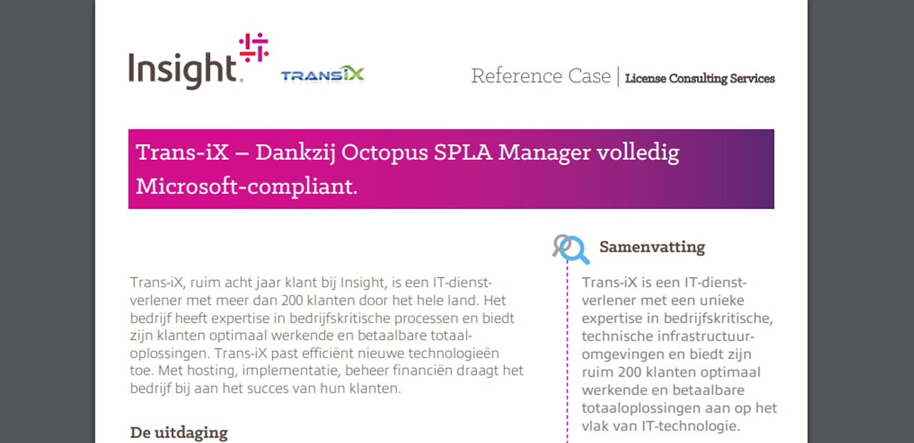 Trans iX Reference Case