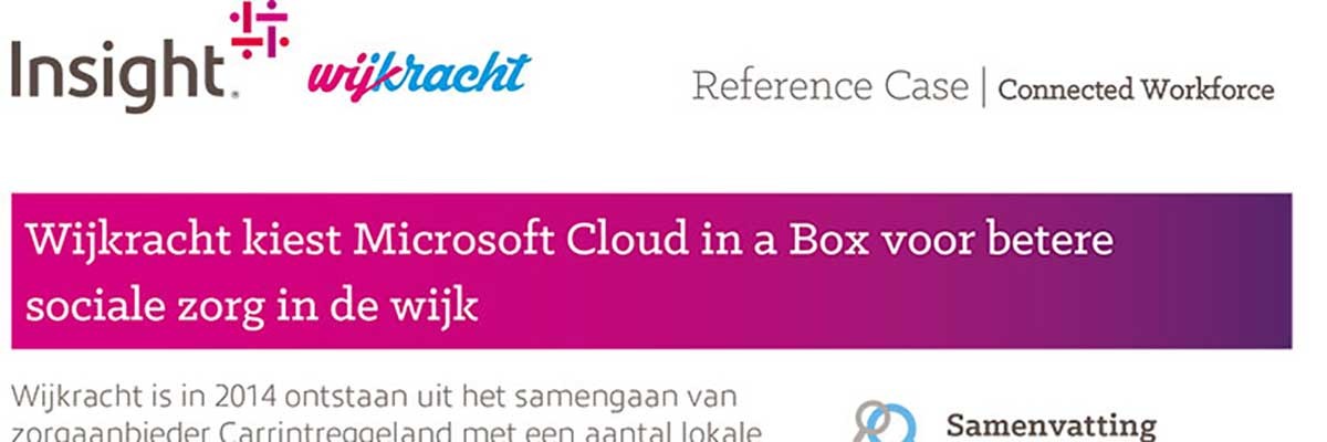 Wijkracht reference case