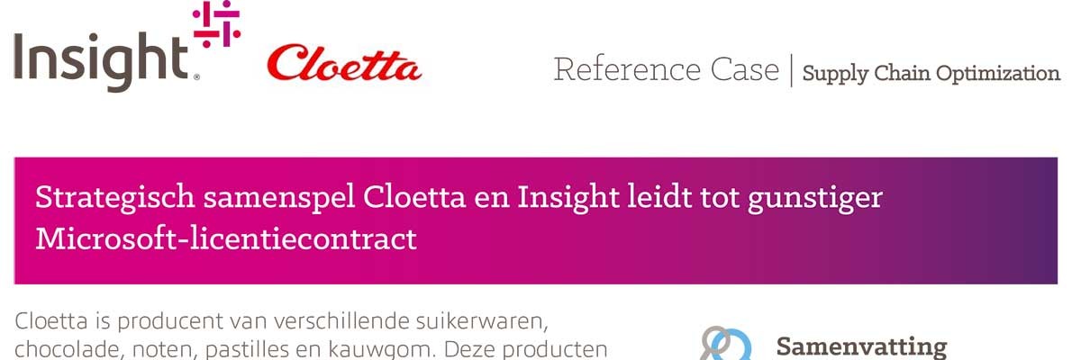 Reference Case Cloetta