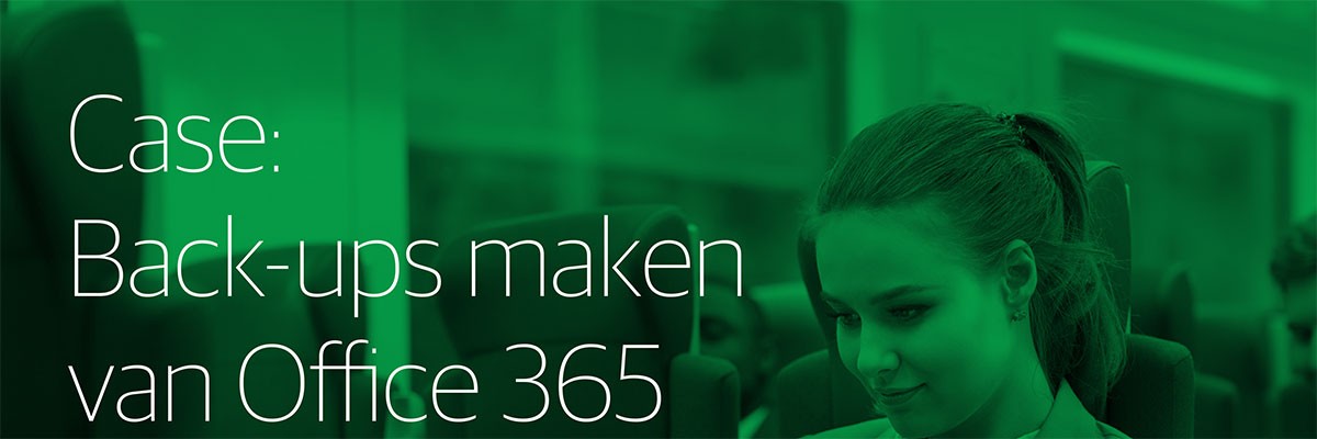 Een jomnge vrouw leest het Veeam Backup ebook