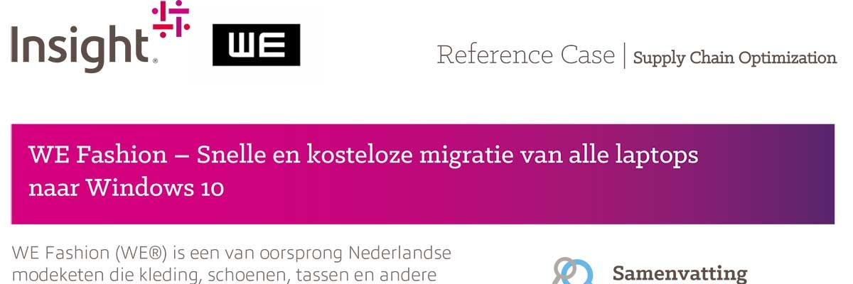 WE Fashion Reference Case