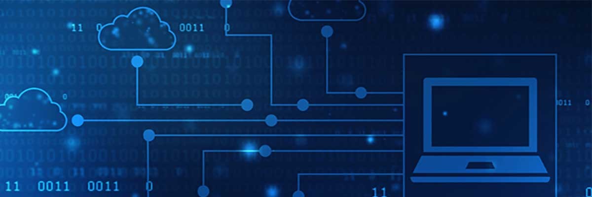 Versla concurrentie met efficiënte prestaties Cloud animarie met laptop