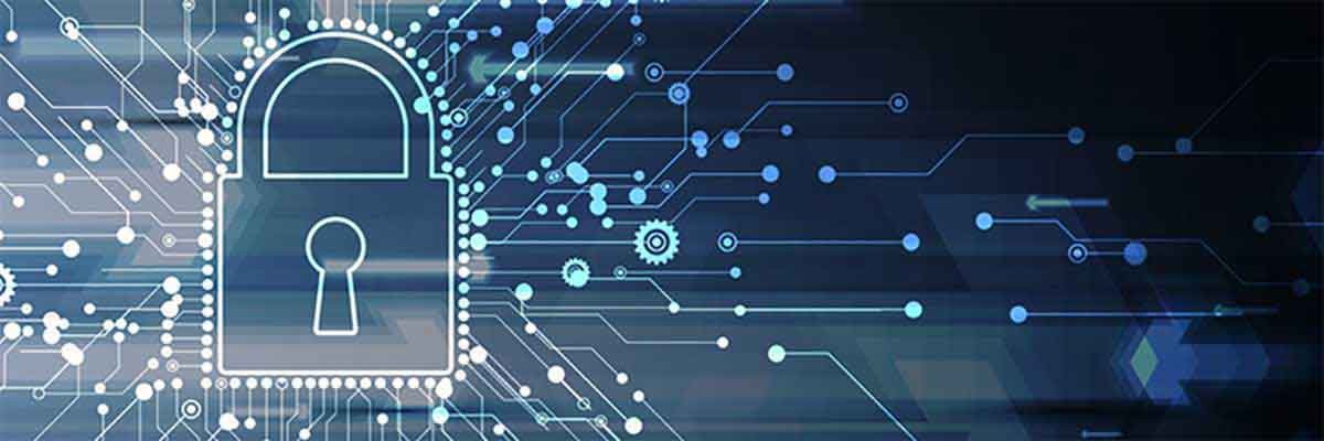 Abstracte afbeelding van cloudbeveiliging
