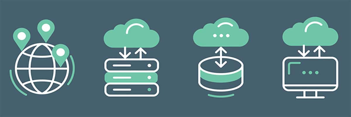 Cloud computing iconen