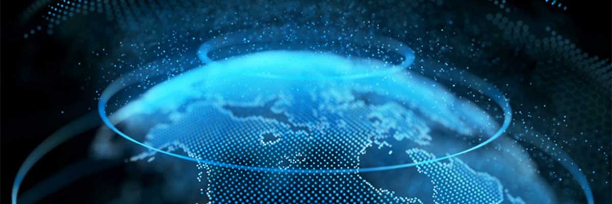 Abstracte afbeelding van de aarde