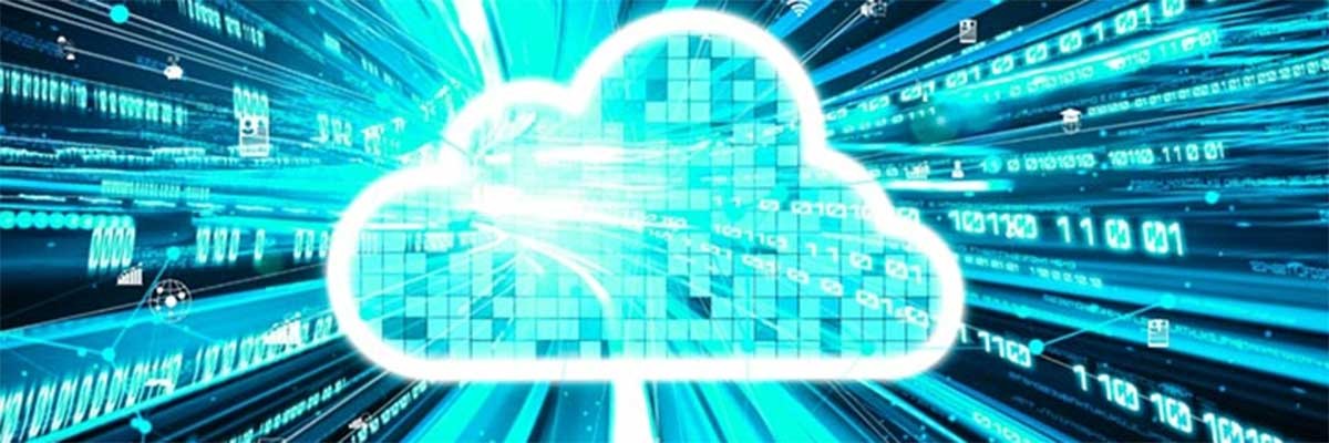 Abstracte afbeelding van de Cloud