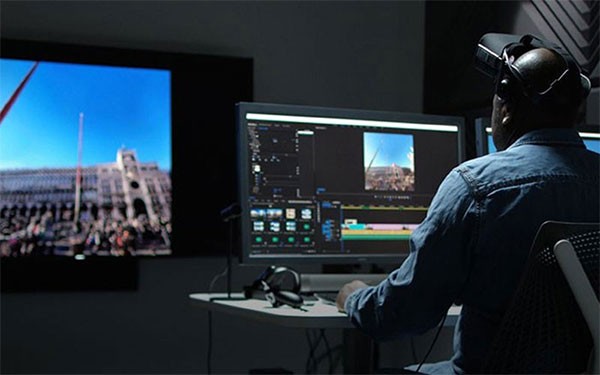 Creatief ontwerpers gebruiken Adobe-software