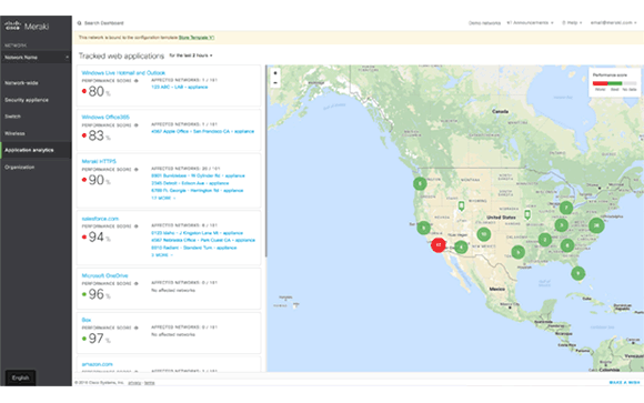 Meraki dashboardintegratie