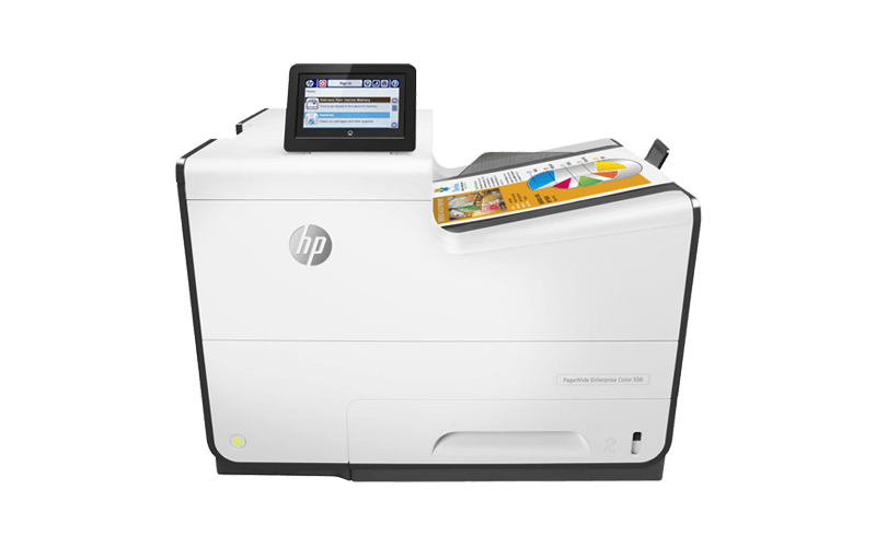 Afbeelding van de HP PageWide Enterprise 500 series printer