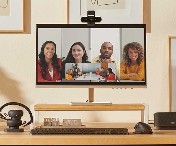 Een vouw vergadert de Logitech Sight