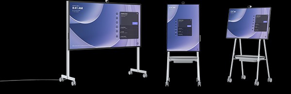 Surface Hub 3 50" en 85" met mobiele standaard