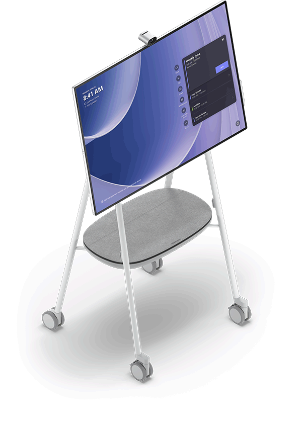 Surface Hub 3 met mobiele stand