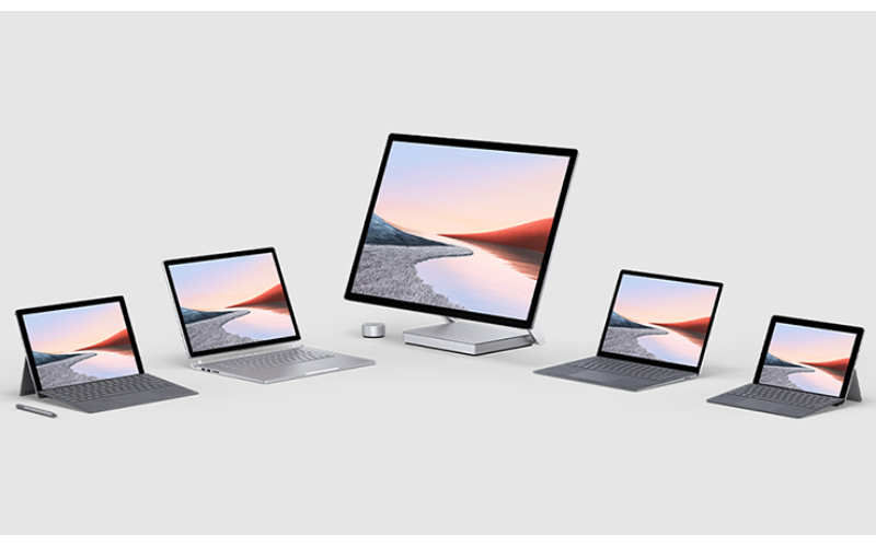 Selection of Surface devices