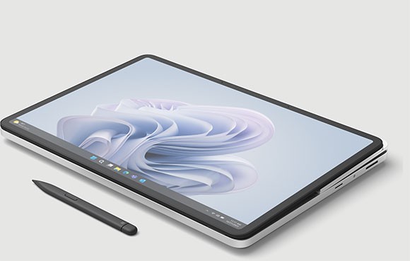 Surface Laptop Studio 2 in podium modus