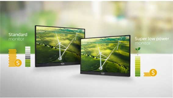 Philips energiebesparende monitoren