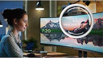 Windows Hello pop-up-webcam van Philips