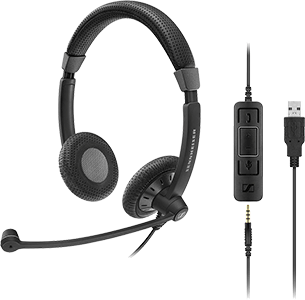 Sennheiser SC 75 USB CTRL bedrade headset