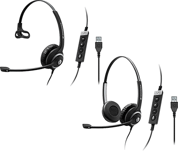 Sennheiser SC 230/260 USB CTRL II bedrade headset