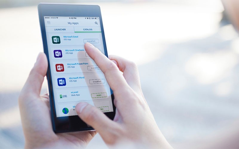 AirWatch op een tablet